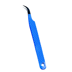 Pince à sourcils en acier inoxydable multicolore de marque privée pour l'extension des cils outils de cheveux de beauté pour la vente en ligne - Product Image 1