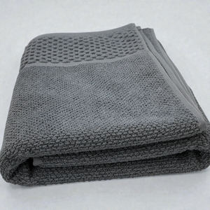 Ensemble de serviettes de bain et de toilette de luxe avec logo personnalisé, 100 % coton, séchage rapide, certifié Oeko-Tex, grammage élevé, épaisses, douces, absorbantes, vente en gros - Product Image 3