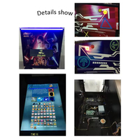Machine de jeu vidéo d'intérieur, flipper virtuel d'arcade avec lumières LED et musique, 110V/220V, 1-2 joueurs, à vendre