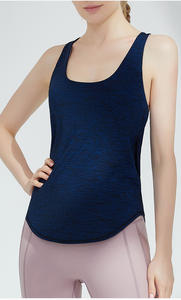 Nueva llegada personalizada señoras Tank Top Plus Size transpirable cómodo gimnasio camiseta sin mangas para las mujeres con el logotipo de impresión puff - Product Image 5