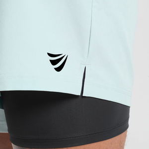 Short d'entraînement High Street pour homme Séchage rapide 2-en-1 Gym Running Summer Workout Logo personnalisé Biker Basketball Design Short d'entraînement - Product Image 4