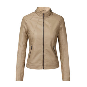 Chaqueta de Moda Sólida y Transpirable de Cuero de Alta Calidad para Mujer 2024, Relleno de Algodón Hecho a Medida, Tejido de Invierno, Venta al por Mayor - Product Image 1