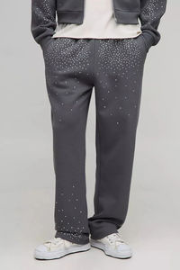 Sweat à capuche personnalisé avec fermeture éclair en strass, respirant, 100% coton mélangé, matériau de haute qualité, sweat à capuche lourd - Product Image 2