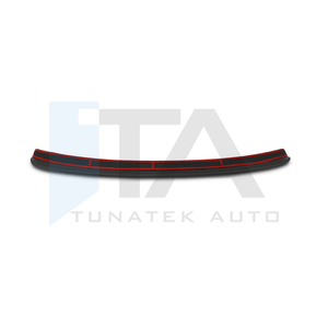 a3 sedan 2016 2020 Black Finish Gloss Bright Matte Options ABS Plastic Rear Bumper Threshold Guard - Product Image 5