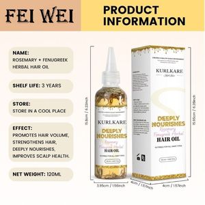 Aceite para el Crecimiento del Cabello de Romero y Fenogreco de Etiqueta Privada, Extra Fuerte, Elixir Herbal Orgánico Real para Todo Tipo de Cabello, para Cabello Seco - Product Image 2