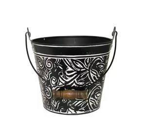 Nouvelle arrivée Jardinière galvanisée au design élégant Pots de fleurs au design unique avec support au prix le plus bas - Product Image 6