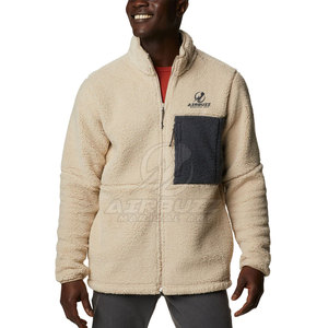 Meilleure vente Veste pullover polaire Sherpa surdimensionnée pour homme Nouvelle arrivée Design hiver col montant - Product Image 1