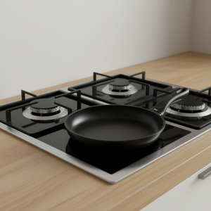 Poêle à frire antiadhésive en aluminium pour induction Risoli 32 cm, noire, avec 103IN 32TP - Product Image 3