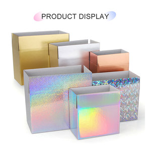 Laser Gold Silver Carton Design Your Own 3-layer Corrugated Packaging Carton Support Custom Size Printing Logo - Product Image 5
