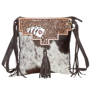กระเป๋าสไตล์วินเทจทำจากหนังวัวขนเฟอร์สำหรับผู้หญิงนิยมใช้ในงานปาร์ตี้ท่องเที่ยวงานปาร์ตี้ - Product Image 1