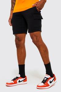 Shorts de haute qualité en jersey cargo mi-ajusté pour hommes, dernière vente en gros à prix d'usine, shorts décontractés durables pour hommes avec poches - Product Image 4
