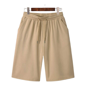 Ensemble t-shirt et short d'été de haute qualité pour hommes 100% coton léger à séchage rapide respirant et impression de logo personnalisée - Product Image 6