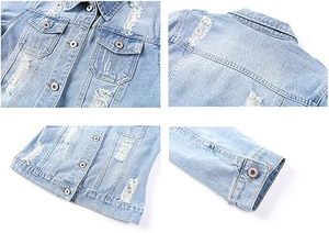 Chaqueta Vaquera para Mujer 2025, Precio Económico al por Mayor, Estilo Vintage, Forro de Algodón Transpirable para Invierno - Product Image 5