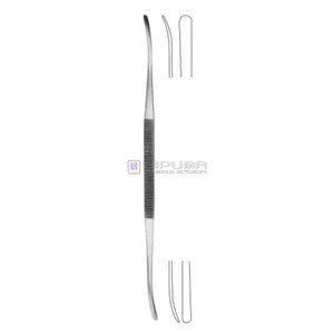 Toennis Dura dissector 25cm เครื่องมือผ่าตัดระบบประสาทสแตนเลสสตีลเครื่องมือไม้พายสมองนำมาใช้ใหม่ได้ - Product Image 1