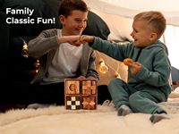 Vente en gros de casse-têtes en bois 3D personnalisés en forme de T, faits à la main, écologiques, imprimés en typographie, puzzles IQ, Merci