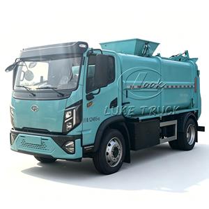 Camion benne latérale Dongfeng 4x2 15 m³ à chargement latéral, avec benne hydraulique, pour collecte des déchets, vente directe usine - Product Image 1