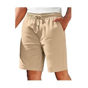 Export Oriented 100% Cotton Fleece Men's Shorts From Bangladesh Solid Color Best Price with Drawstring Closure Cheap Price - Product Image 3