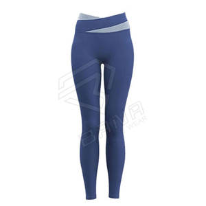 Nouveau design de vêtements de sport personnalisés 2 pièces ensembles d'entraînement de yoga pour femmes ensembles actifs haut à manches courtes ensembles de fitness pour la salle de sport - Product Image 6