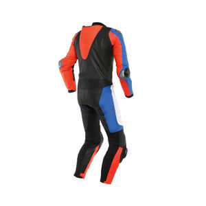 Combinaison de moto de course XL pour hommes personnalisée une pièce en cuir pur imperméable et coupe-vent pour la moto - Product Image 6