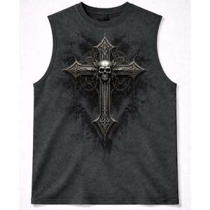 Débardeur unisexe en coton doux, décontracté, sans manches, tissu respirant, pour l'été, le quotidien, la salle de sport, l'entraînement, le fitness, tendance - Product Image 1