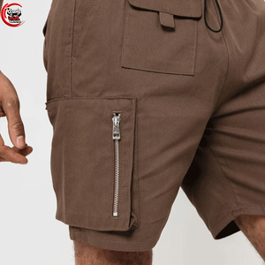 Pantalones cortos de gimnasio de secado rápido 2 en 1 de alta calidad 100% poliéster con patrón sólido de bucle Ropa deportiva ecológica - Product Image 3