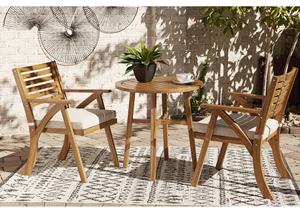 PDT CY Modern <b>Foldable</b> Acacia Wood <b>Garden</b> Set Outdoor <b>Furniture</b> with Slatted Design for Leisure & Villa Use - Product Image 2