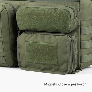 2025 Bolsa de diseño con correas ocultas Último nuevo 600 D & 1000 D Bolsas de pañales tácticas Compartimiento en precio al por mayor - Product Image 6