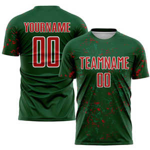 Camisetas de fútbol de secado rápido transpirables de gran tamaño clásicas para hombre, fabricante de camisetas de fútbol personalizadas - Product Image 1