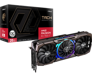 Tarjeta de vídeo ASROCK Radeon RX 7900 XT Taichi 20GB OC PCIe 4,0 GDDR6 GPU para juegos PC Escritorio - Product Image 2