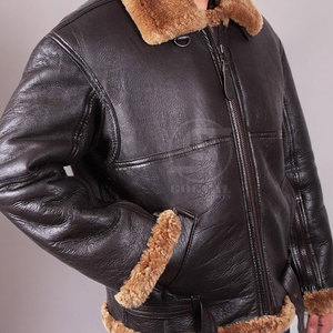 Veste en cuir d'agneau respirante pour homme de qualité supérieure, best-seller, vente en gros, dernier design, veste d'hiver légère pour homme - Product Image 5