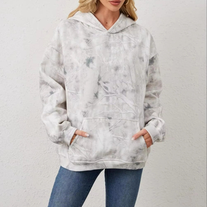 Sudadera con capucha directa de fábrica para mujer, jersey de lana, sudadera con logotipo bordado personalizado, sudaderas con capucha de etiqueta privada OEM ODM para venta al por mayor - Product Image 1