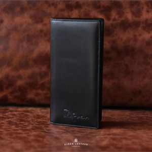Elegant Unisex Genuine Leather Long <b>Wallet</b> High Quality Vintage Minimalist Open Design with Soft Interior Lining Indonesian Made - Product Image 4