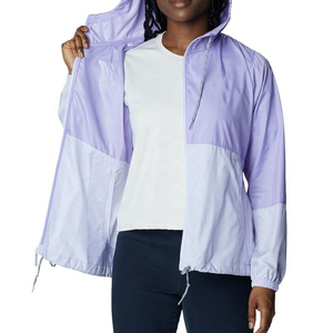 Chaqueta de invierno Softshell de talla grande para mujer al por mayor, cortavientos impermeable con capucha, transpirabilidad, actividades al aire libre largas con cremallera - Product Image 4
