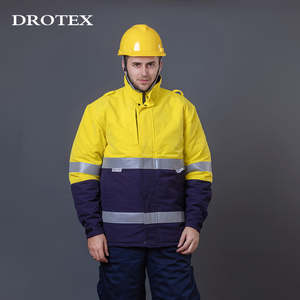 Camisas/uniformes de trabajo resistentes al fuego de algodón con parche de nombre bordado - Product Image 3
