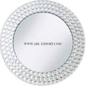 Martelé Designer Forme Ronde Métal Argent Ware Alimentaire Sous Assiette Hôtels et Restaurant Cuisine Ware Alimentaire Chargeur Assiette Bas Prix - Product Image 6