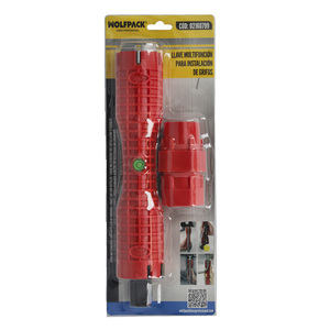 Chiave per rubinetti multifunzione con adattatore, chiave esagonale ed estrattore per viti - Product Image 6