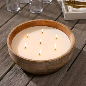 Los Mejores Recipientes de Madera de Lujo para Velas con Tapas, Hechos a Mano y con Tamaño Personalizable - Accesorios Premium para Velas de Marco Enterprises - Product Image 4