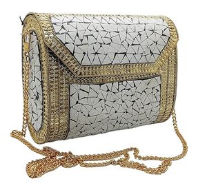 กระเป๋าคลัทช์ออกแบบกระเบื้องโมเสคพร้อมกระเป๋าคลัทช์สีสันสดใสสำหรับผู้ชื่นชอบแฟชั่น - Product Image 5