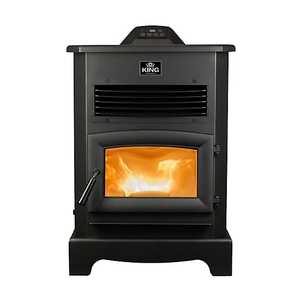 Estufa King Pellet Estufa independiente versátil y elegante para Villa Cocina Sala de estar al aire libre Instalaciones de comedor - Product Image 2