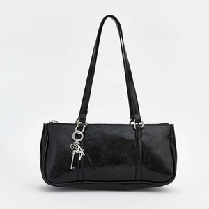 Bolso de Hombro de PU de Alta Calidad para Mujer, con Logotipo Personalizado, Moderno, con Cremallera, Forro de Lona, Precio de Fábrica - Product Image 1