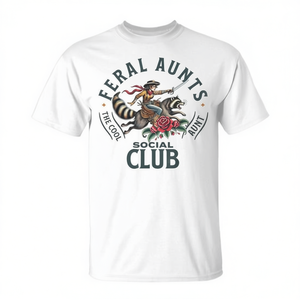 Camiseta Retro para Tía Moderna, Regalo para el Club Social de Tías, Camiseta Promocional de Estilo Retro Vintage - Product Image 2