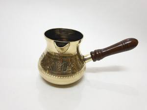 Cafetera turca de lujo con mango de madera, vajilla de Metal de cobre para el hogar, cocina, restaurante, Hotel o decoración de fiesta - Product Image 5