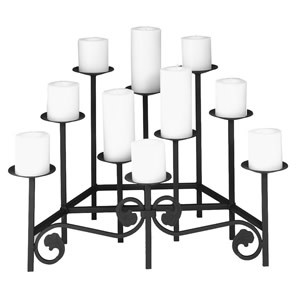 Candelabro de diseño de cristal para decoración del hogar, soporte de vela brillante para interior y exterior, votivo - Product Image 2