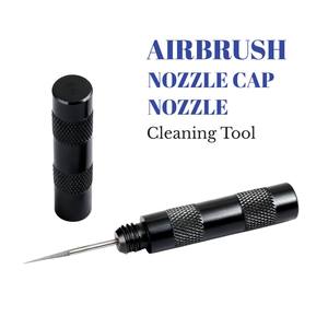 Outil de nettoyage pour pistolet aérographe Linhaiveta, aiguille de nettoyage pour aérographe pour l'art des ongles, le modèle de <span class=keywords><strong>peinture</strong></span> et les loisirs créatifs - Product Image 2