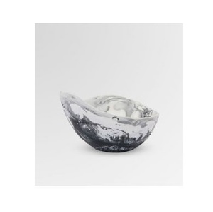 Bol décoratif en résine fabriqué à la main surface lisse et brillante aspect élégant idéal pour la salle à manger ou l'espace de vie - Product Image 3