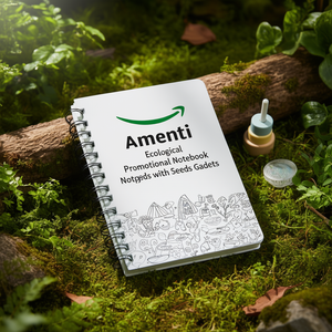 Amenti Ecological Promotional Notebook <b>Notepads</b> with Seeds Gadgets - Product Image 3