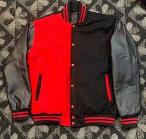 Personalizado Letterman Mens Street Wear Varsity Jacket Leather Salevess y Personalizar Logo Bomber Jumper Jacket Casual Jacket - Product Image 5