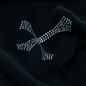 Poids lourd hommes strass à capuche surdimensionné Streetwear coton mélangé sweat à capuche zippé délavé Boxy Fit en gros utilisation personnalisée - Product Image 3