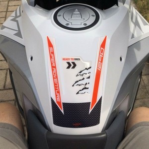 Adesivi Personalizzati 3D in Gel per Serbatoio Moto, Decorazioni per Casco KTM 1290 Super Adventure S-T-R, Logo - Product Image 1