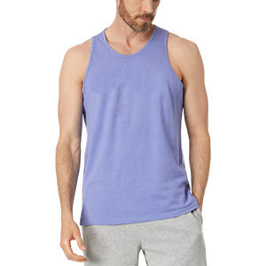 เสื้อกล้ามคอกลมแขนกุดสำหรับผู้ชายเสื้อสำหรับฝึกซ้อมและเพาะกายสีตามสั่งผลิตในปากีสถาน - Product Image 4